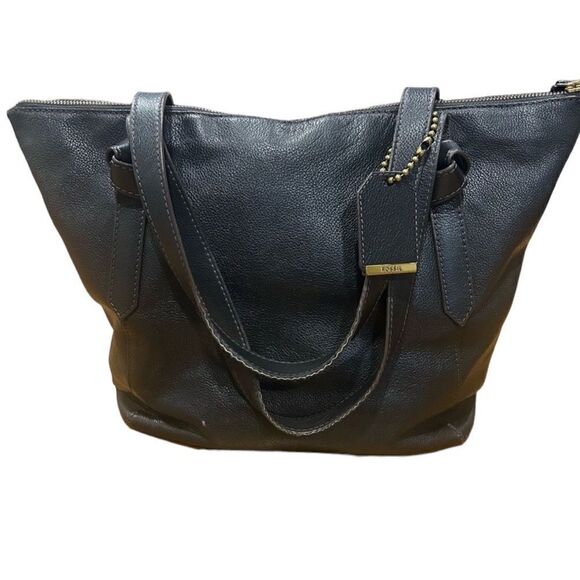 Fossil Knotted Leather Tote Bag - Picture 1 of 14